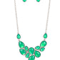 Keeps GLOWING and GLOWING - Green Necklace
