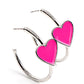 Kiss up - Pink Earring