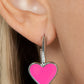 Kiss up - Pink Earring