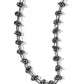 Knotted Kickoff - Black Necklace