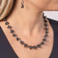 Knotted Kickoff - Black Necklace