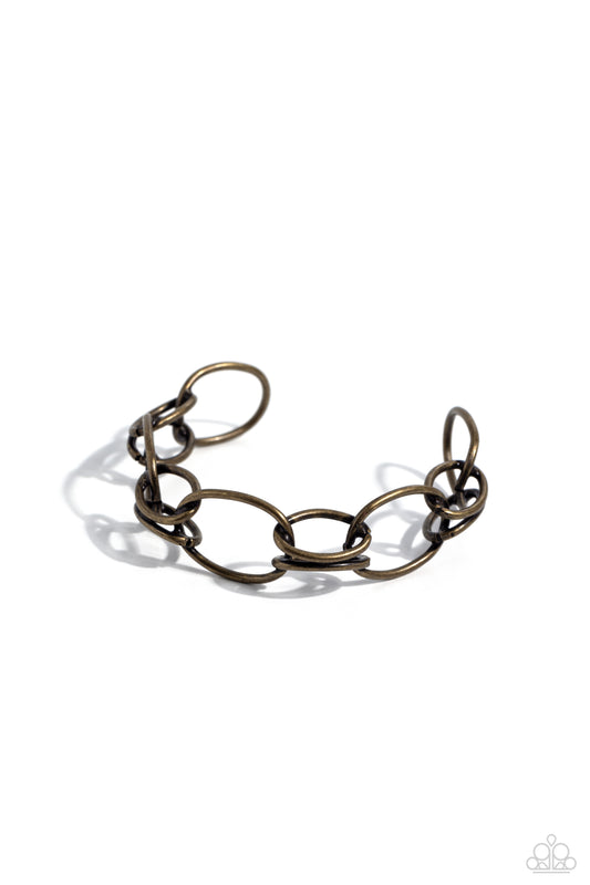 LINK or Swim - Brass Bracelet