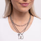 LOCKS of Luck - Black Necklace