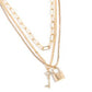 LOCKS of Luck - Gold Necklace