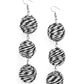 Laguna Lanterns - Black Earring
