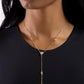 Lavish Lariat - Gold Necklace