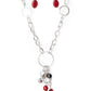 Lay Down Your CHARMS - Red Necklace