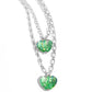 Layered Love - Green Necklace