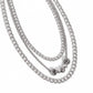 Layered Loyalty - White Necklace
