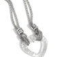 Lead with Your Heart - Silver Necklace