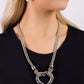 Lead with Your Heart - Silver Necklace