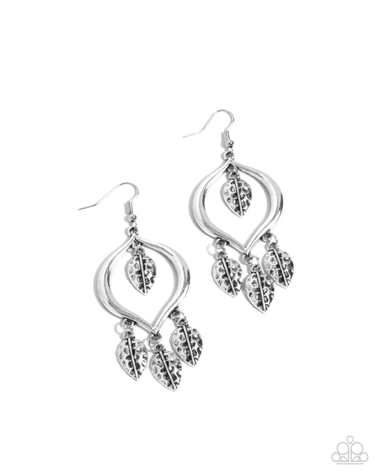 Leafy Landmark - Silver Earring