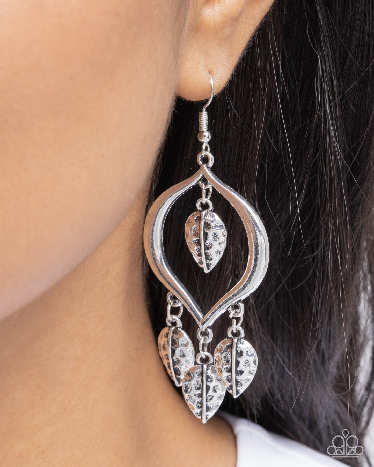 Leafy Landmark - Silver Earring