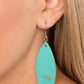 Leather Lounge - Blue Earring
