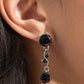 Led by the ROSE - Black Earring