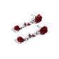 Led by the ROSE - Red Earring
