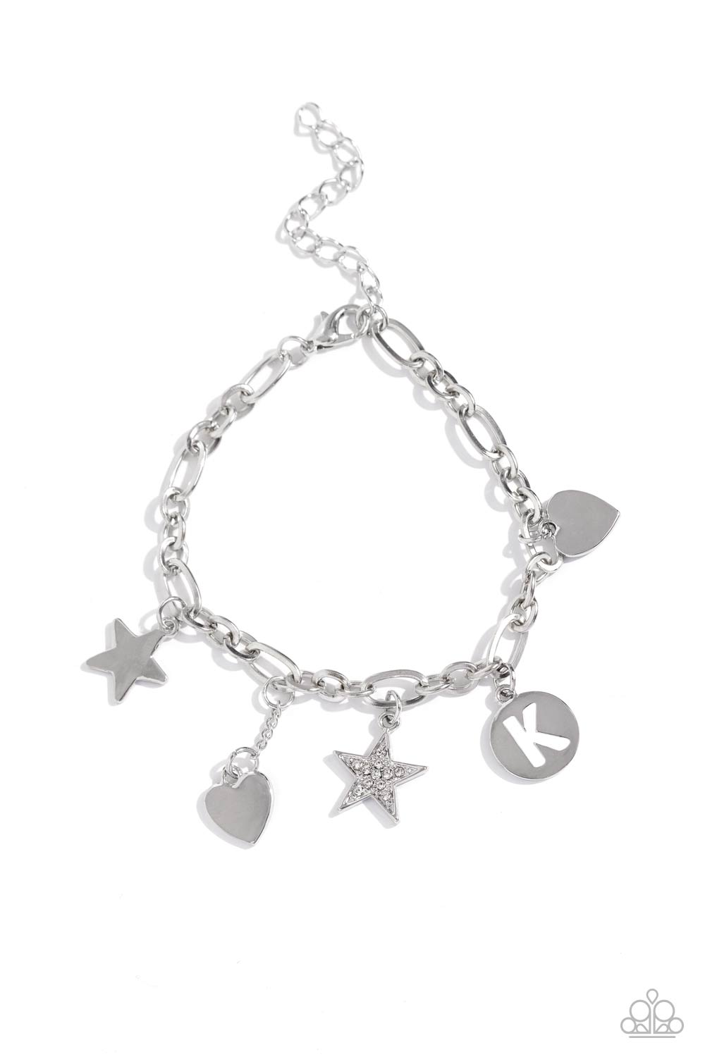 Legacy Letters - White - K - Bracelet