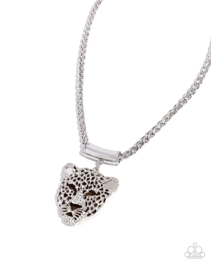Leopard Luminescence - Black Necklace