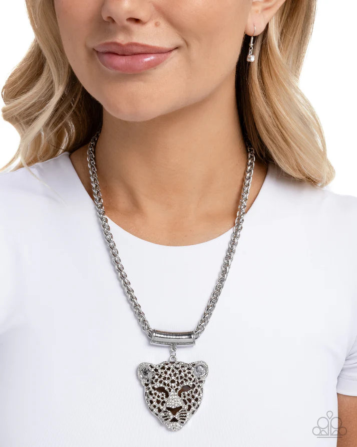 Leopard Luminescence - Black Necklace
