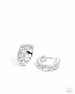 Lethal Layers - White Earring