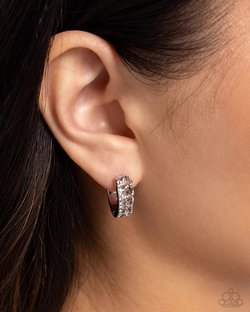 Lethal Layers - White Earring