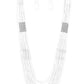 Let it Bead - White Necklace