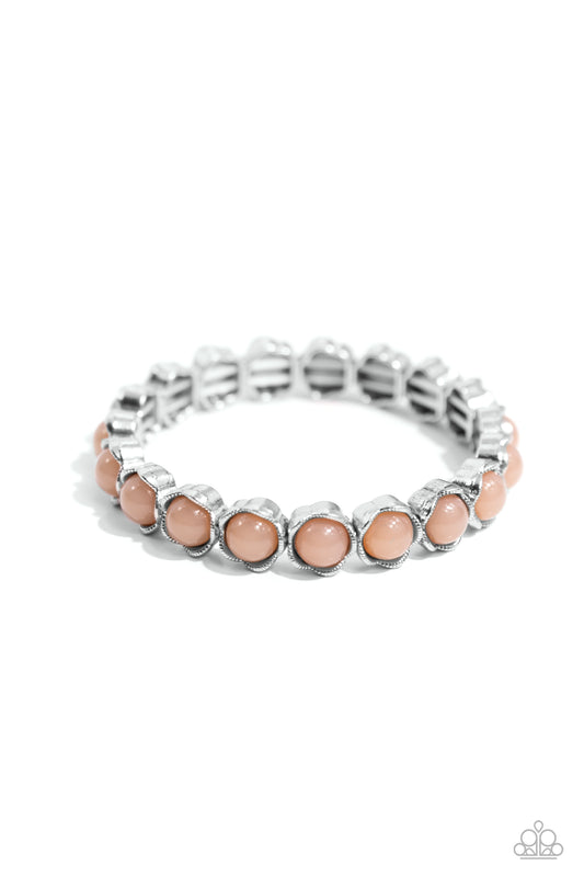 Lets be Buds - Brown Bracelet