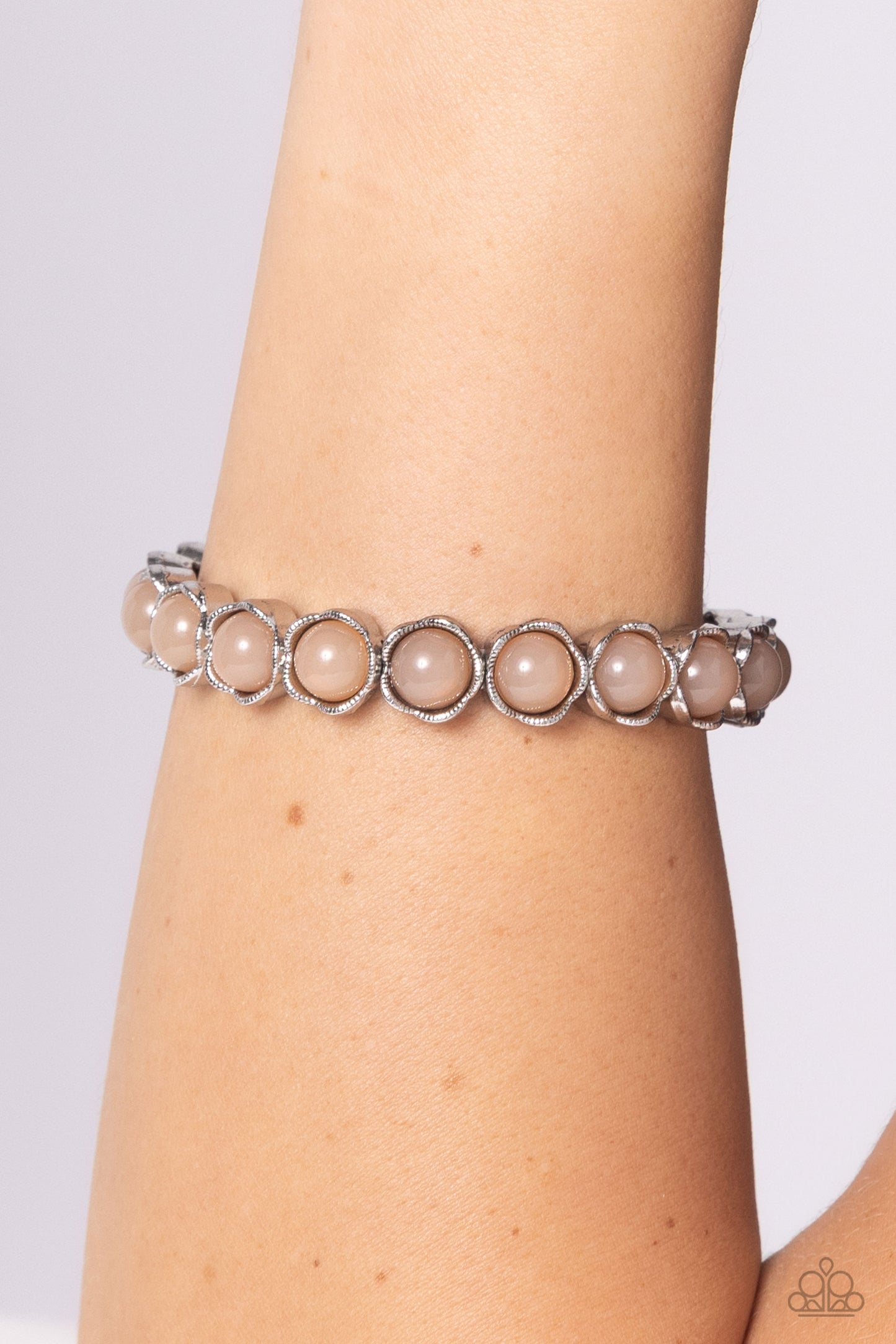 Lets be Buds - Brown Bracelet