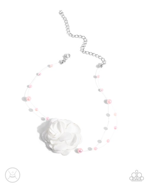 Life is the Bubbles - Pink Necklace