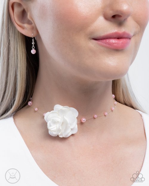 Life is the Bubbles - Pink Necklace