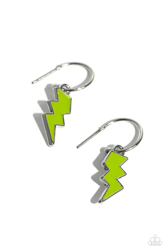 Lighting Limit - Green Earring