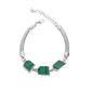 Lined Legacy - Green Necklace and Lined Leisure - Green Bracelet - Complete Look