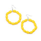 Living The WOOD Life - Yellow Earring