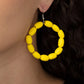 Living The WOOD Life - Yellow Earring