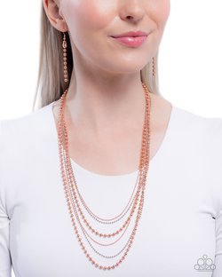 Lockdown Layers - Copper Necklace