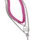 Locked Labor - Pink Necklace