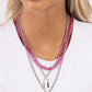 Locked Labor - Pink Necklace