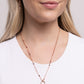 Locked Lesson - Copper Necklace