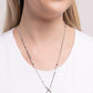 Locked Lesson - Silver Necklace