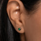 Logical Light - Green Earring