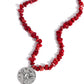 Longhorn Leader - Red Necklace
