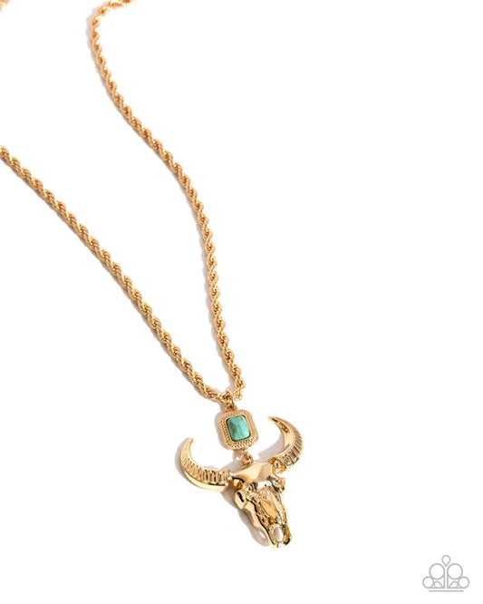 Longhorn Leisure - Gold Necklace