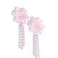 Lotus Length - Pink Earring