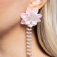 Lotus Length - Pink Earring
