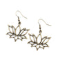 Lotus Ponds - Brass Earring