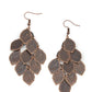 Loud and Leafy - Copper Earring
