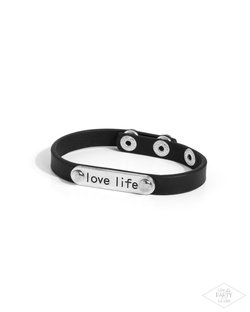 Love Life - Black Bracelet