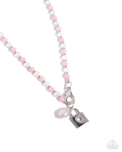 Love Match - Pink Necklace