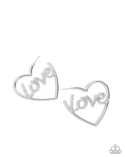 Lovely Cadence - White Earring