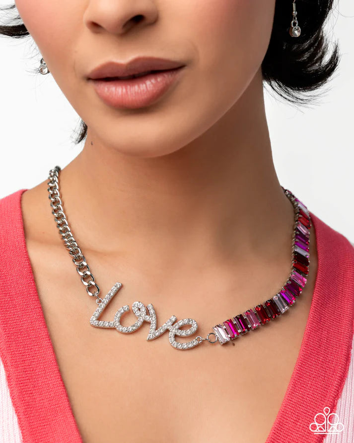 Lovely Contrast - Multi Necklace